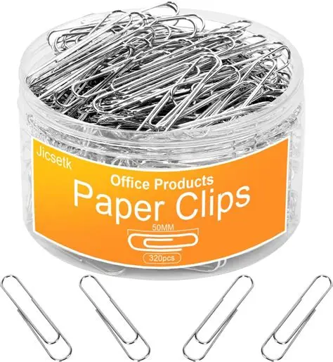 COULOR PAPER CLIPS 50mm